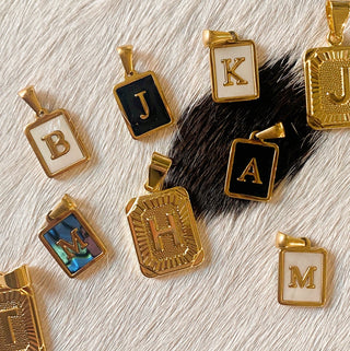Honey Initial Necklace