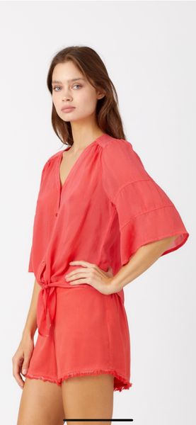 Mavin West -Elbow Sleeve Top