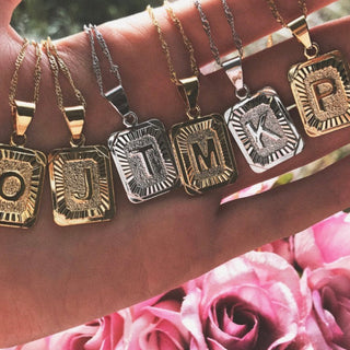 Honey Initial Necklace