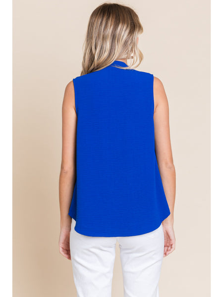 Kendall Sleevless Top- Royal Blue