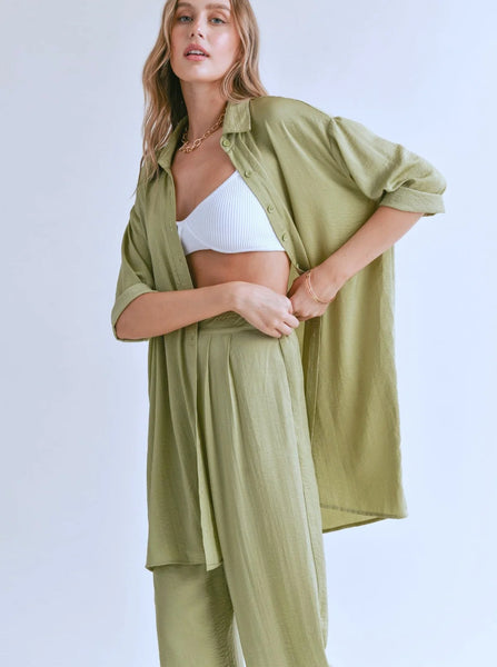 Sadie & Sage- Juicy Oversized Layering Shirt