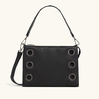 Montana Clutch Large- Black Laguno/Gunmetal
