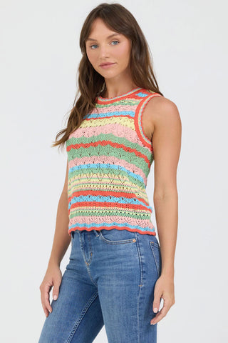 Dear John-RIVIERA STRIPE AMORA TANK