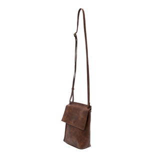 Pecan Jensy Front Flap Crossbody