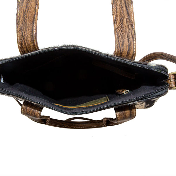 Myra- Crawford Pass Leather Hairon Bag