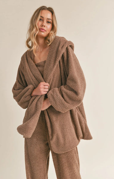 Sadie & Sage- Homebound Double Lined Cozy Jacket