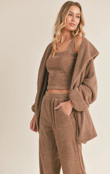 Sadie & Sage- Homebound Double Lined Cozy Jacket