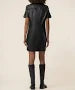 Tatiana Coated Dress in Black / Kut From The Kloth