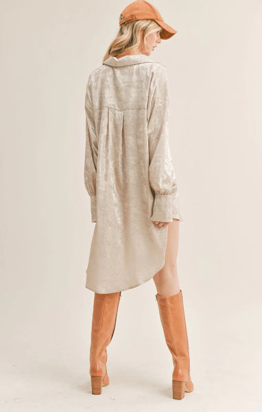 Luxe Life Oversized Shirt Dress