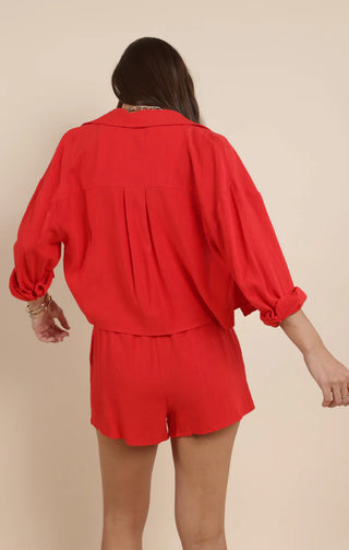 SugarLoaf Loose Button Down Shirt