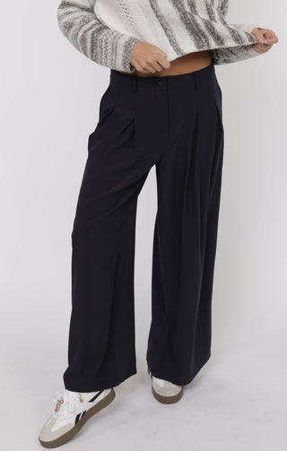 Most Wanted Pleat Front Wide Leg Pant