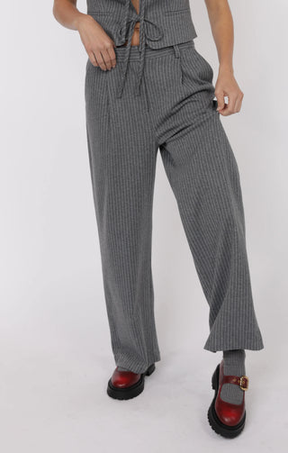 Day To Day Pinstripe Straight Leg Pants