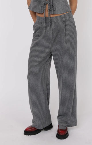 Day To Day Pinstripe Straight Leg Pants