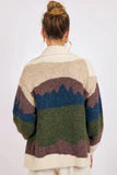 Sage the Label - Birdie Landscape Intarsia Cardigan