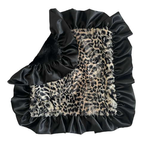 Rockin Royalty - Black Cheetah Luxe Cuddle Lovie