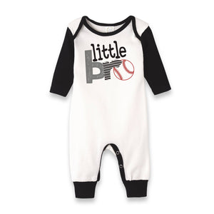 Tesa Babe - "Little Bro" Baseball Graphic Romper