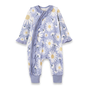 Wild Daisies Baby Zipper Romper