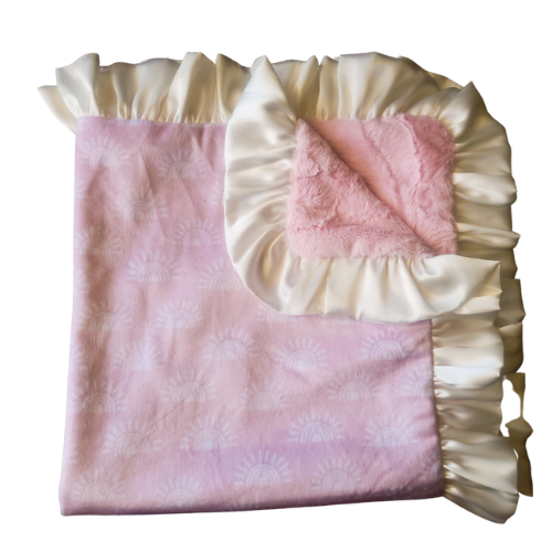 Cuddle Couture - Pink Sunset Blanky