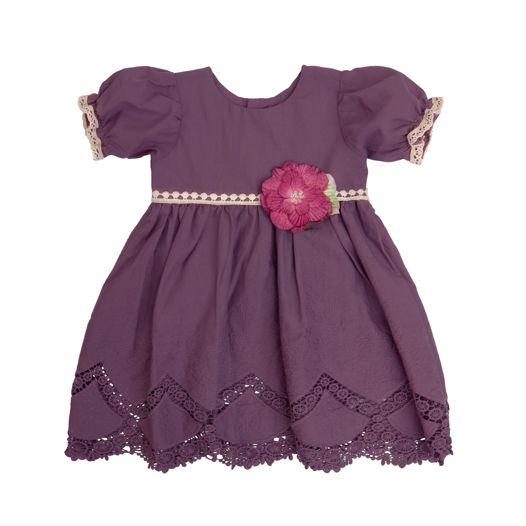 Haute Baby - Violet Field Baby Dress