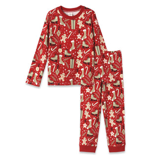 Tesa Babe - Christmas Joy Kid's Bamboo Pajama Set