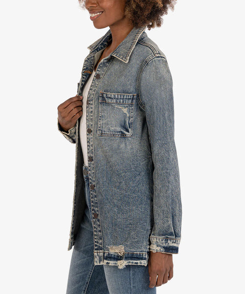 Kut From The Kloth- Joni Shirt Jacket (Adore Wash)